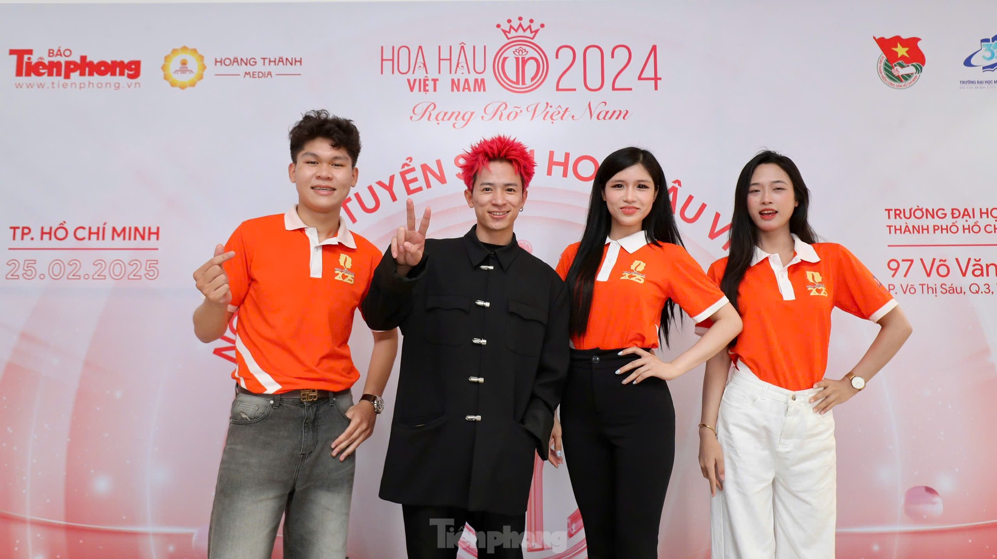 Siêu mẫu Phương Mai, rapper tỷ view khuấy động ngày hội tuyển sinh Hoa hậu Việt Nam 2024 ảnh 7