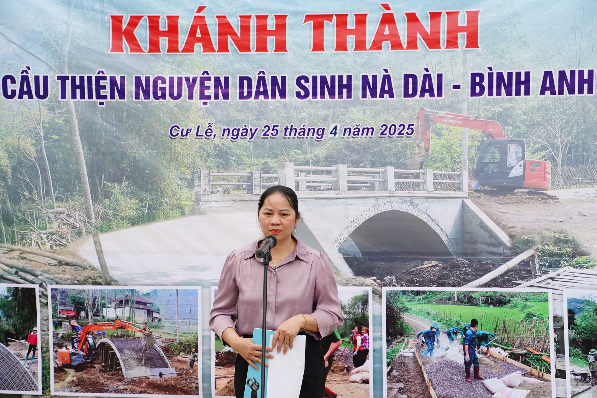 Khánh thành cầu thiện nguyện Nà Dài - Bình Anh: Nối yêu thương, mở đường làm ăn cho dân bản ảnh 10