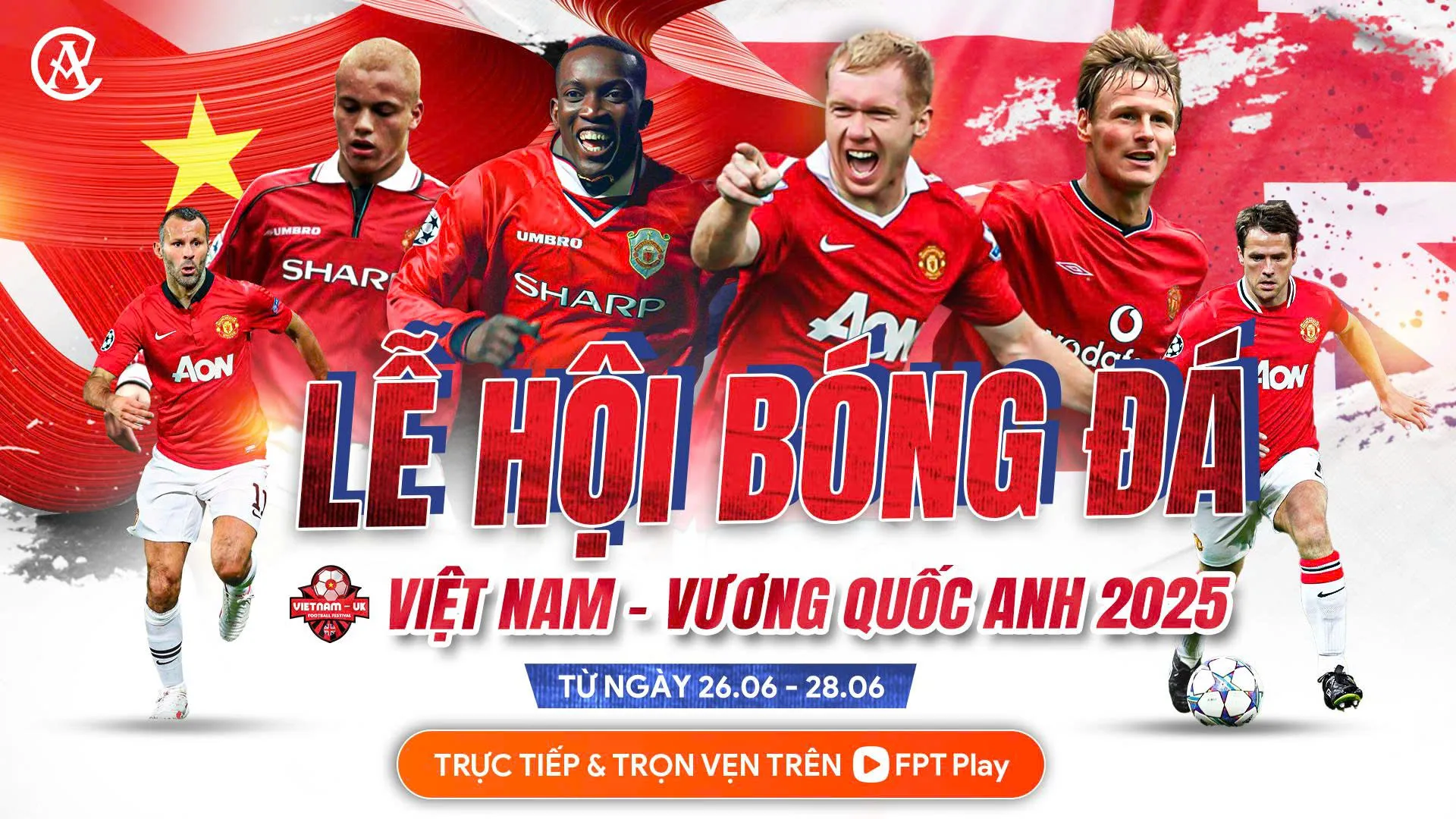 Hai huyền thoại bóng đá Wes Brown và Teddy Sheringham đến Đà Nẵng ảnh 7