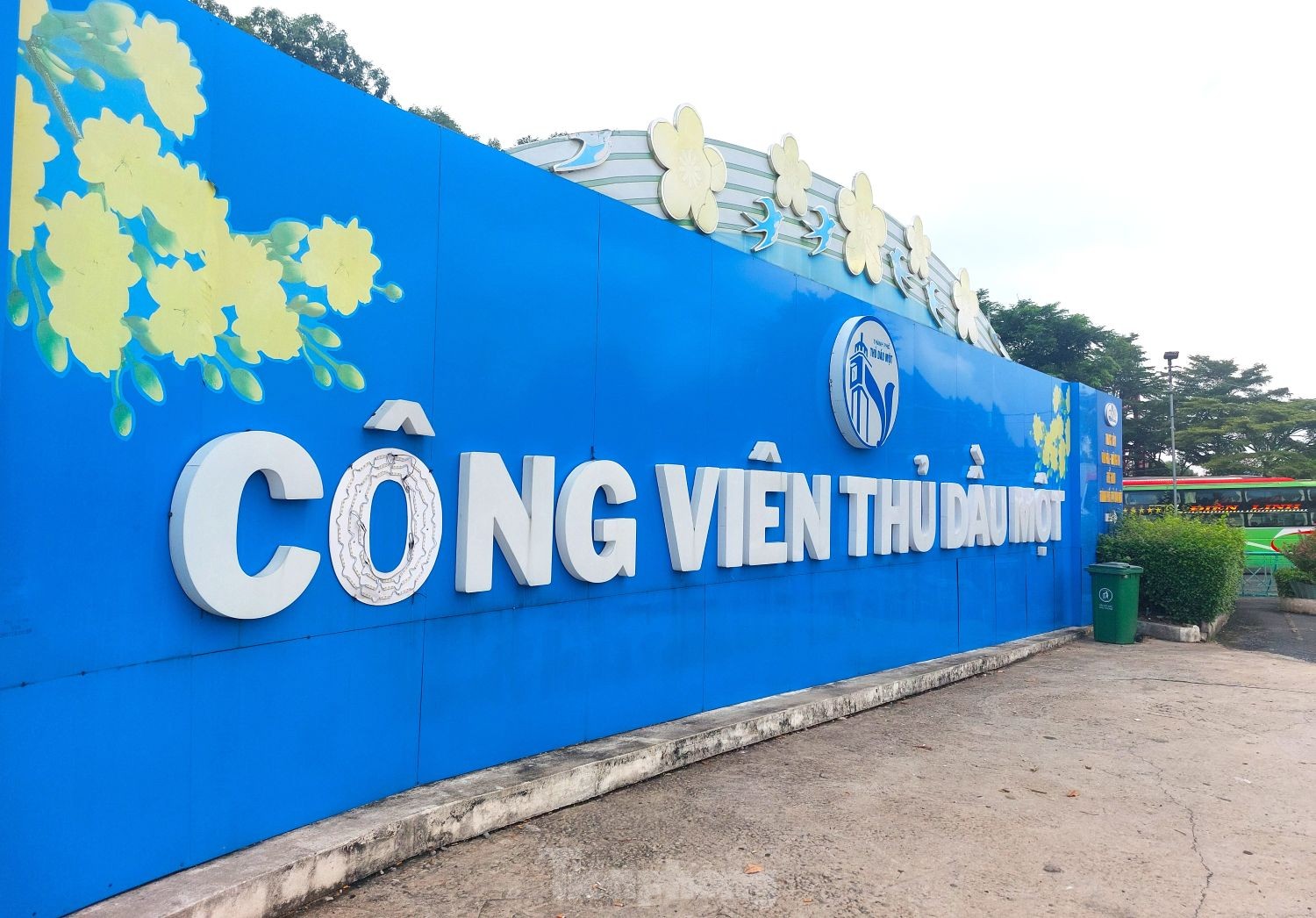 Hình ảnh công viên lớn nhất Bình Dương đang ‘lột xác’ trước khi về với TPHCM ảnh 1