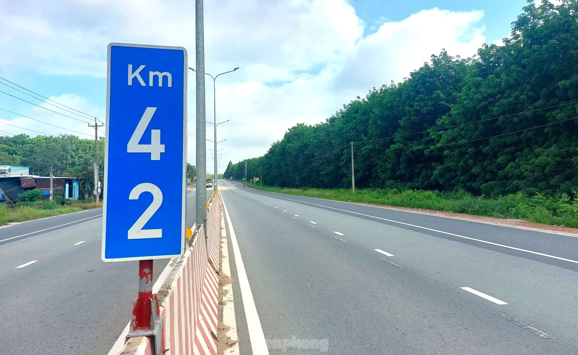Ngắm tuyến đường băng qua rừng cao su nối Bình Dương với Tây Ninh vừa lên 6 làn ảnh 4