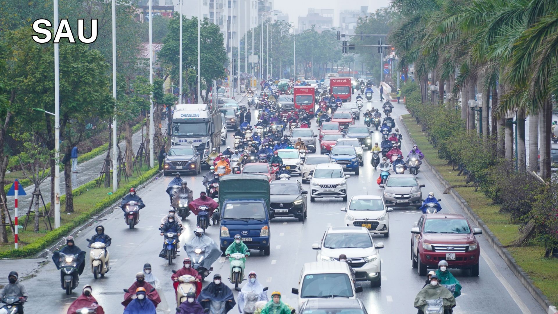 Đường 8 làn ở Hà Nội tắt đèn đỏ, đóng ngã tư để giảm ùn tắc ảnh 8