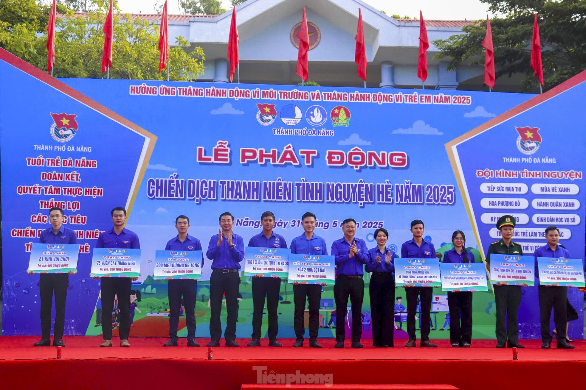 8 đội hình ra quân chiến dịch Thanh niên tình nguyện hè Đà Nẵng 2025 ảnh 4