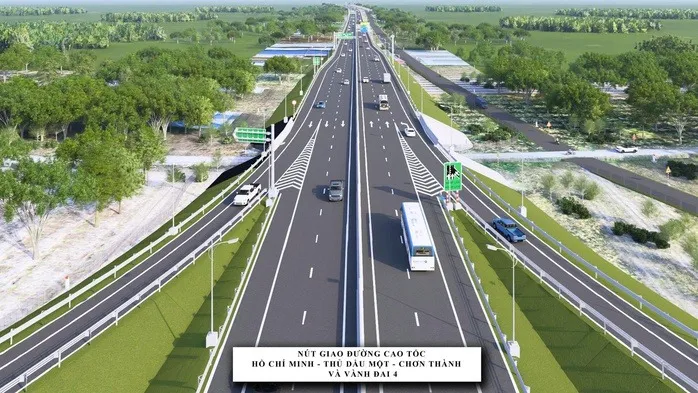 Ngắm phối cảnh đường Vành đai 4 TPHCM đoạn qua Bình Dương ảnh 2