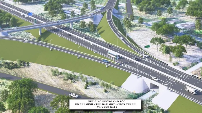 Ngắm phối cảnh đường Vành đai 4 TPHCM đoạn qua Bình Dương ảnh 3