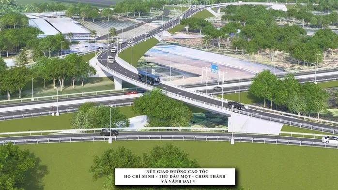 Ngắm phối cảnh đường Vành đai 4 TPHCM đoạn qua Bình Dương ảnh 7