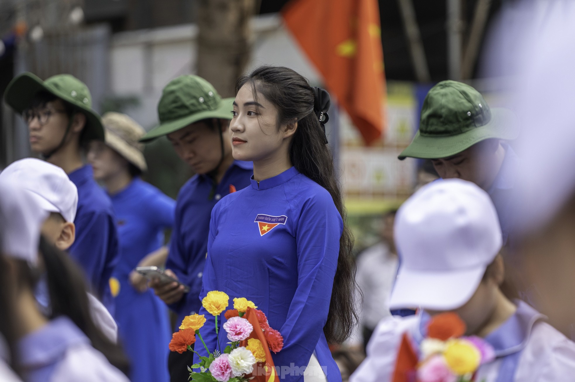 Những ‘bóng hồng’ tham gia diễu hành kỷ niệm 70 năm giải phóng Hải Phòng ảnh 6