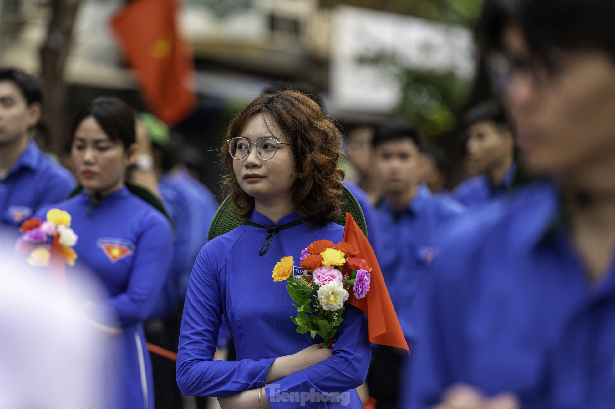 Những ‘bóng hồng’ tham gia diễu hành kỷ niệm 70 năm giải phóng Hải Phòng ảnh 7