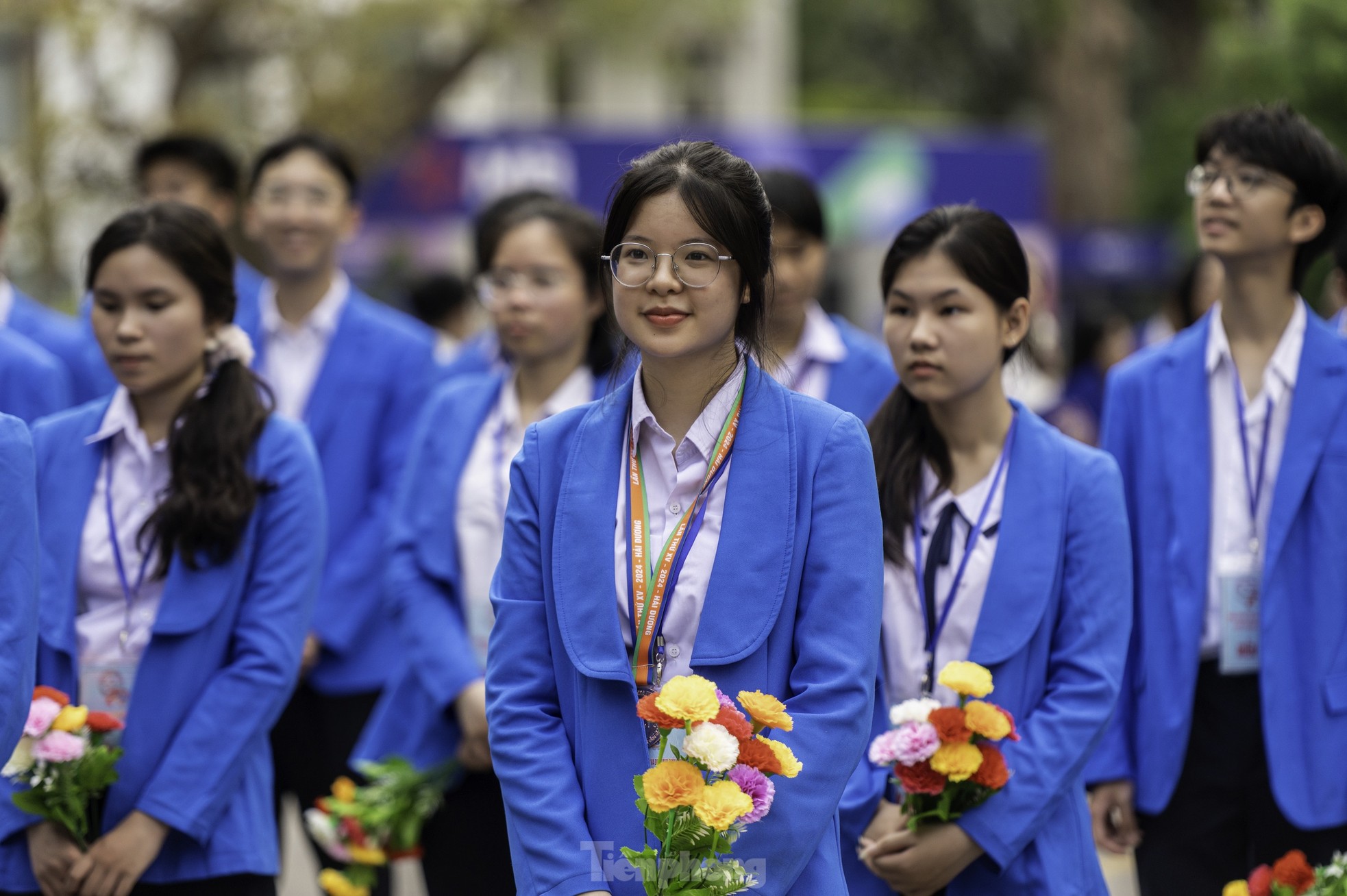 Những ‘bóng hồng’ tham gia diễu hành kỷ niệm 70 năm giải phóng Hải Phòng ảnh 13