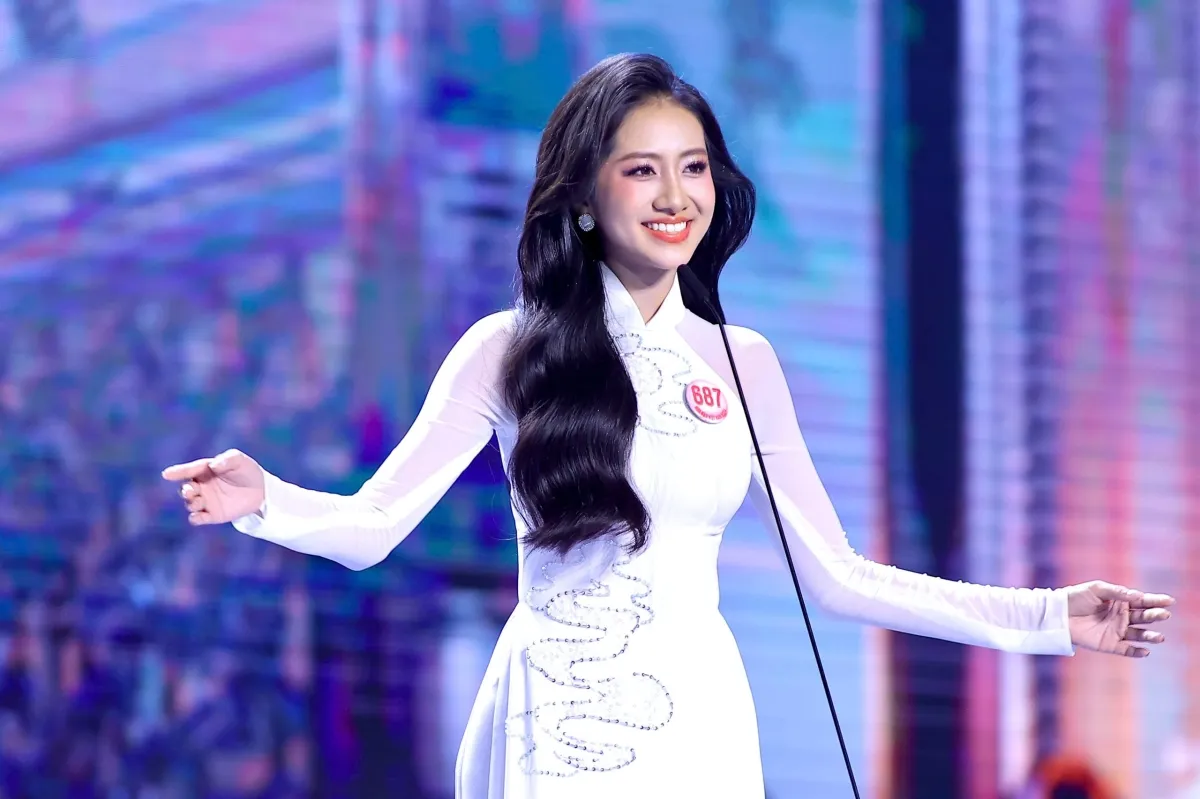Tân Hoa hậu Việt Nam 2024 Hà Trúc Linh nổi bật với sự thông minh và làn da khỏe khoắn ảnh 13