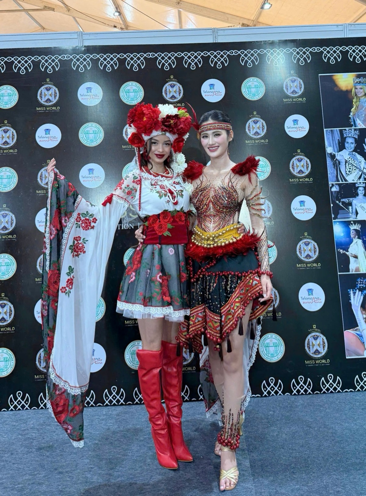Ý Nhi diện trang phục Vũ Điệu Đại Ngàn, trình diễn tại đêm khai mạc Miss World 2025 ảnh 3
