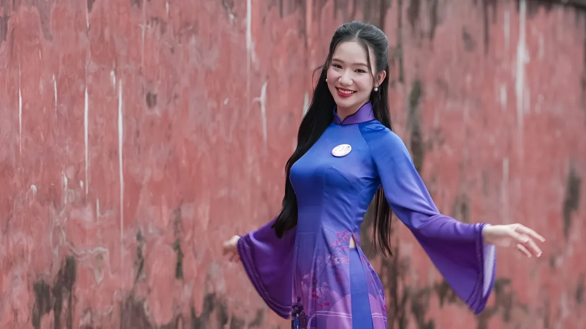 Ngắm Top 25 Hoa hậu Việt Nam 2024 đẹp dịu dàng trong bộ ảnh áo dài tại Huế ảnh 12