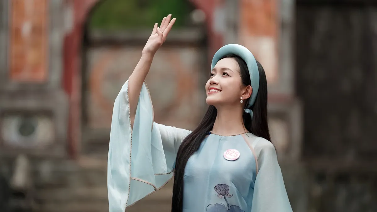 Nhan sắc xinh đẹp của Top 25 Hoa hậu Việt Nam 2024 trong bộ ảnh áo dài tại Huế ảnh 13