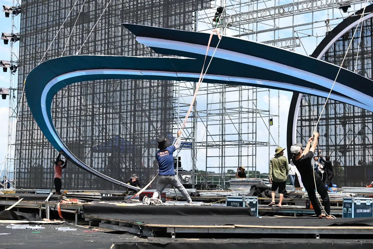 Sân khấu Hoa hậu Việt Nam 2024 đang dần hoàn thiện, sẵn sàng cho đêm Chung kết ảnh 3