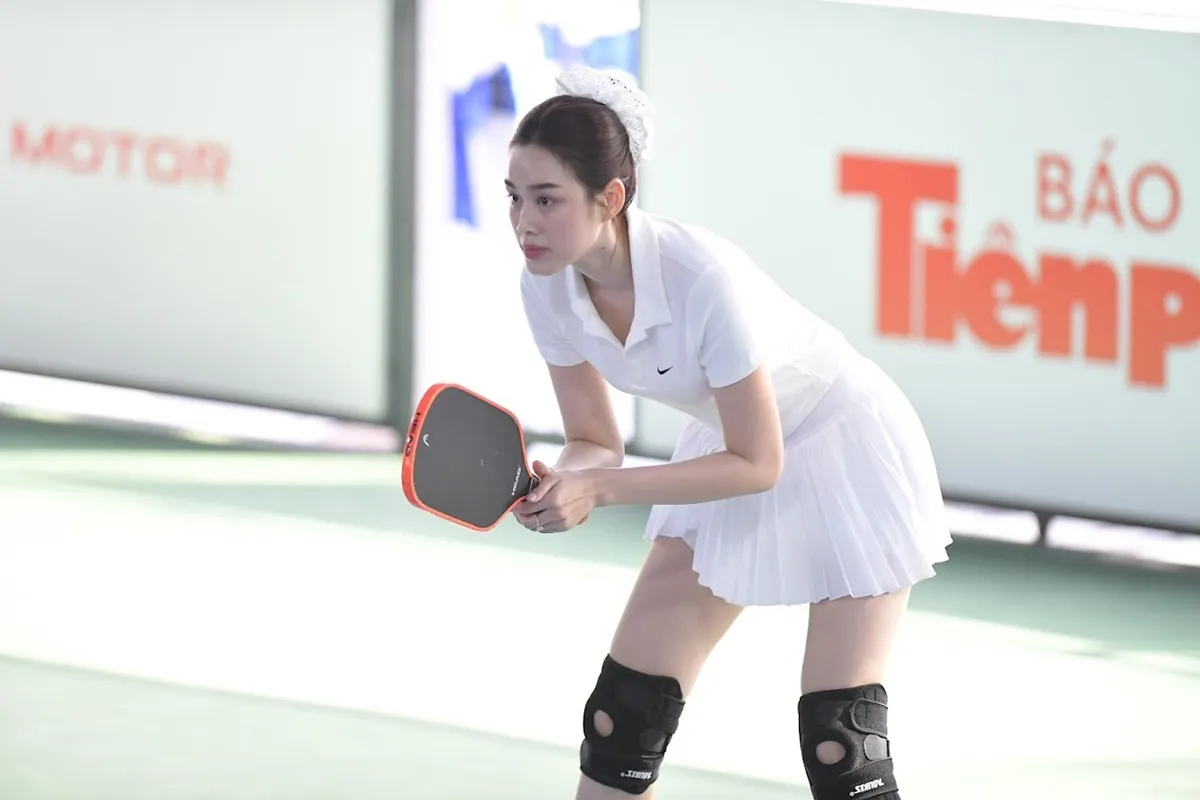 Hoa hậu Đỗ Thị Hà khai màn Giải Vô địch Pickleball Việt Nam 2025 tại TP.HCM ảnh 6