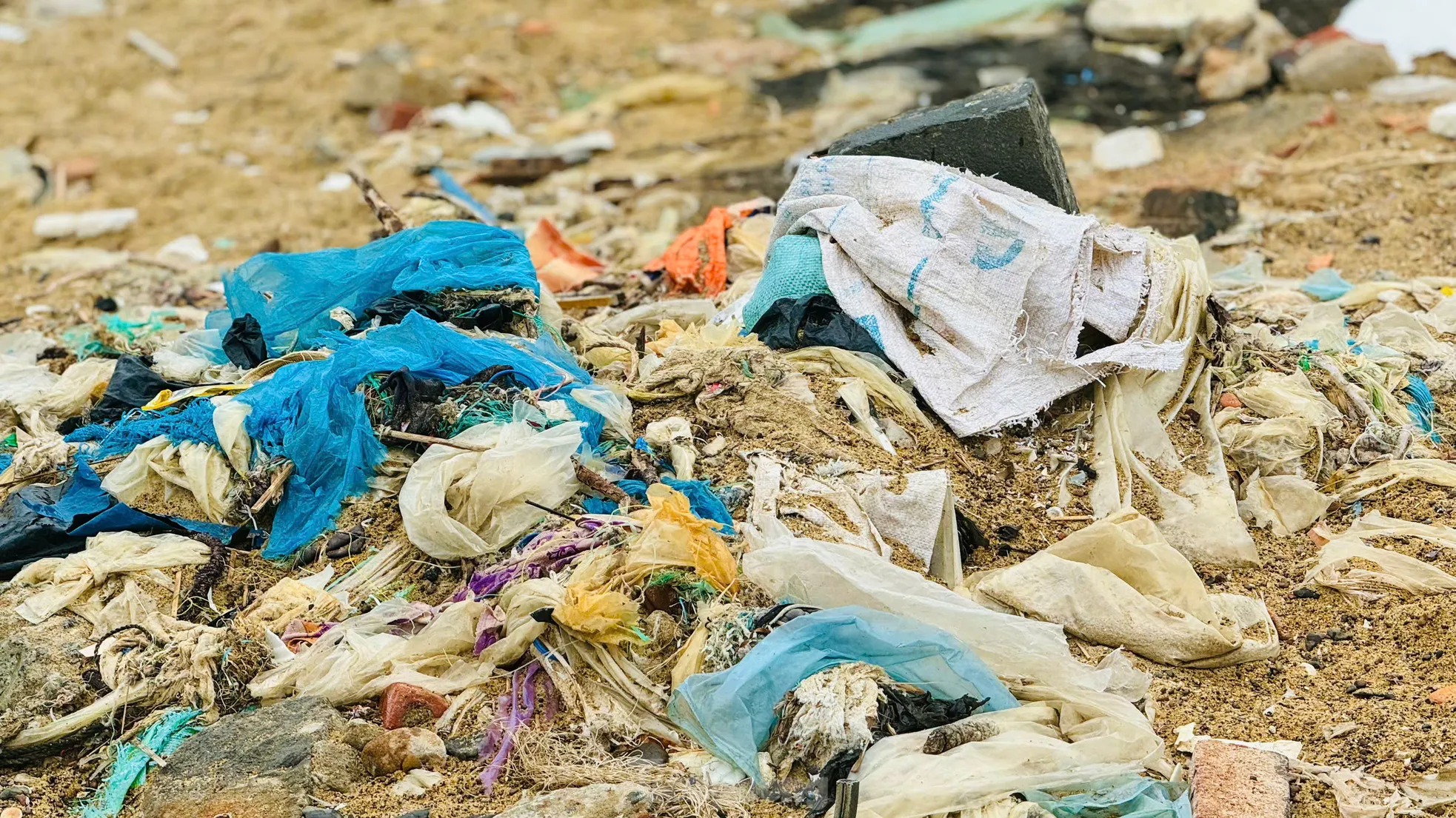 Kinh hãi rác thải ngập tràn bờ biển Quảng Ngãi ảnh 12
