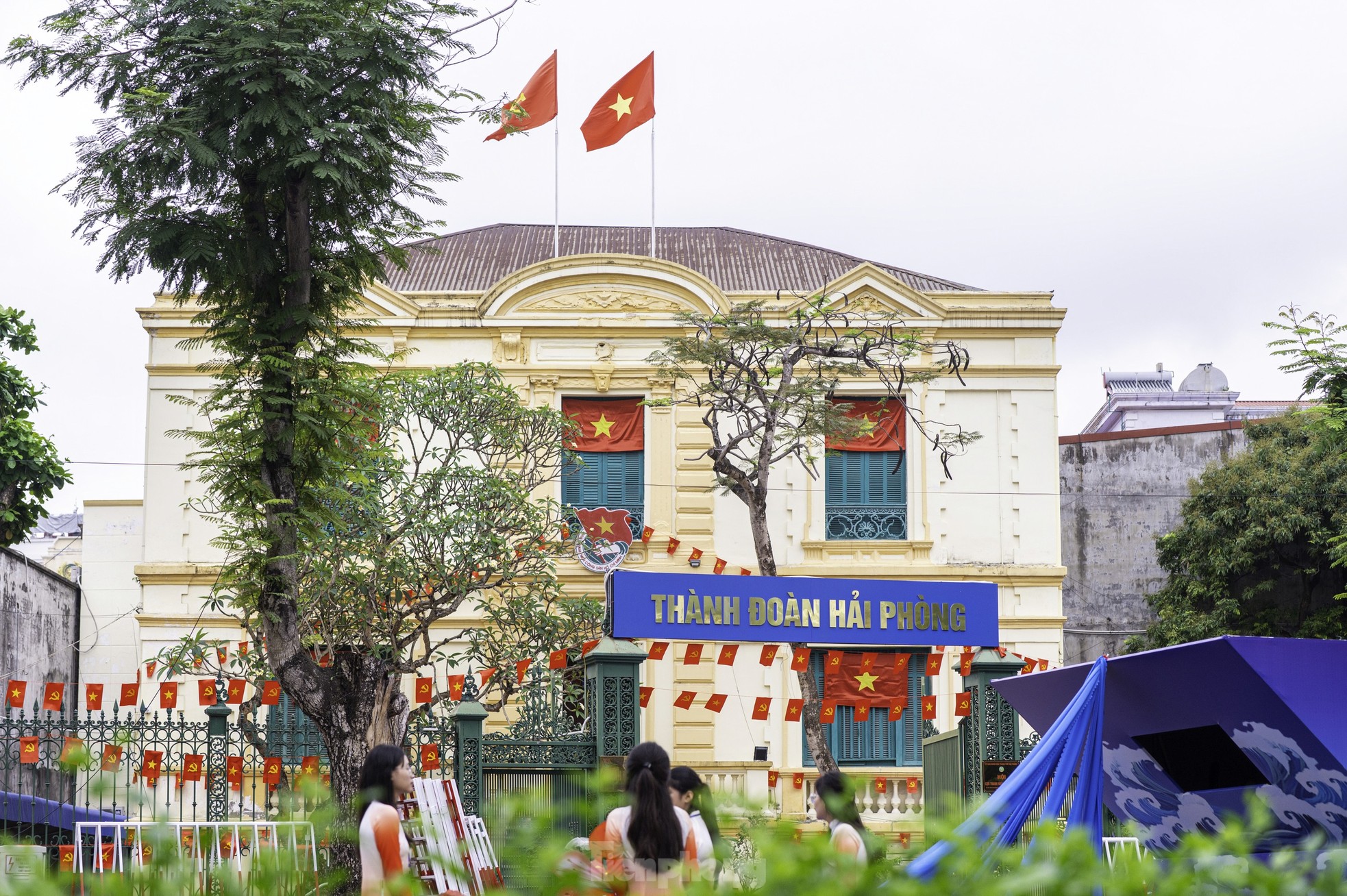 Hải Phòng rực rỡ cờ hoa mừng kỷ niệm 70 năm Ngày giải phóng ảnh 15