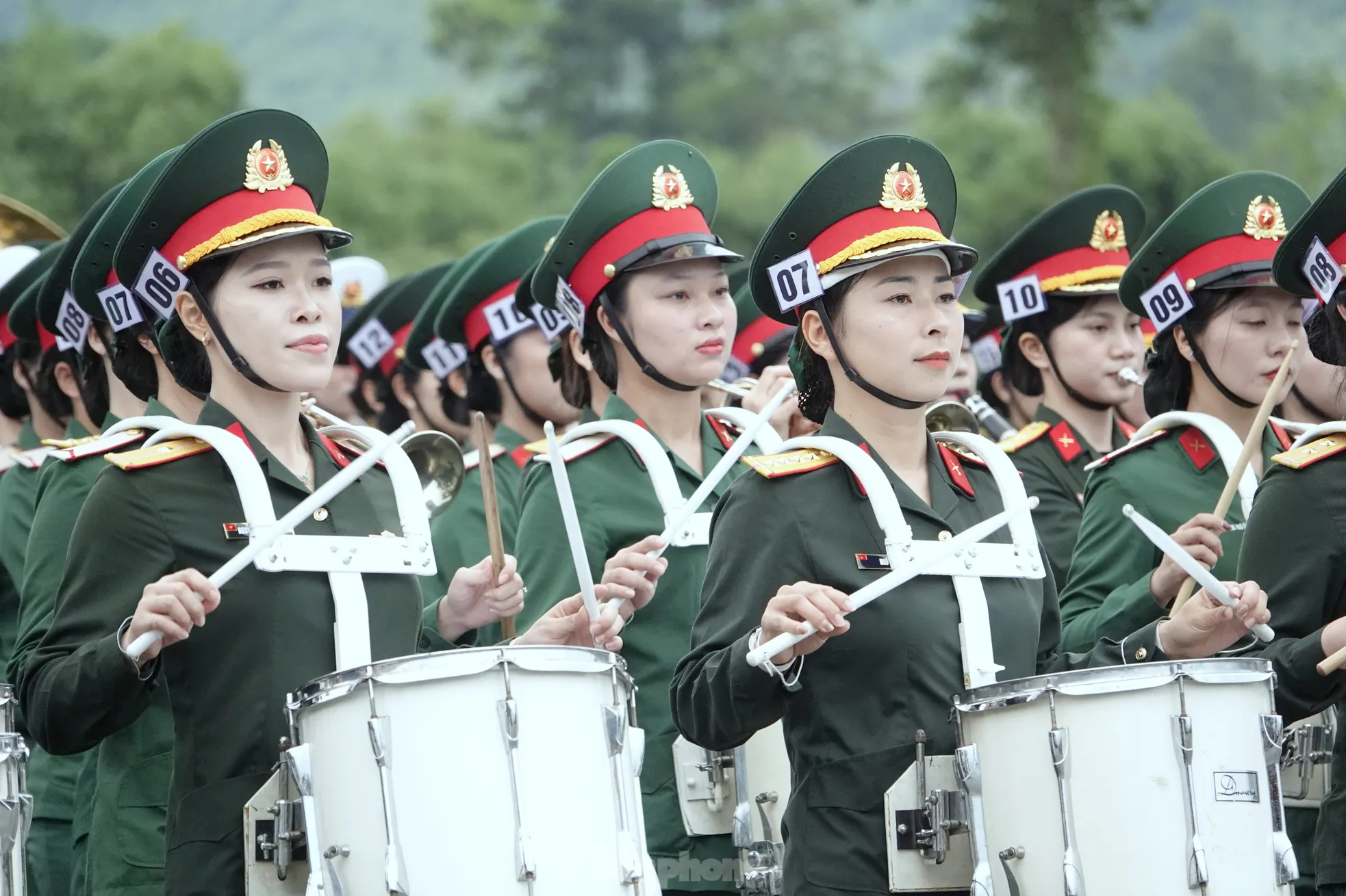 Điểm danh 7 khối nữ của Bộ Quốc phòng tham gia diễu binh A80 ảnh 4