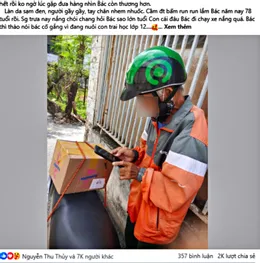 Shipper U80 từ chối nhận giúp đỡ của cộng đồng, lý do khiến nhiều người cảm động ảnh 1