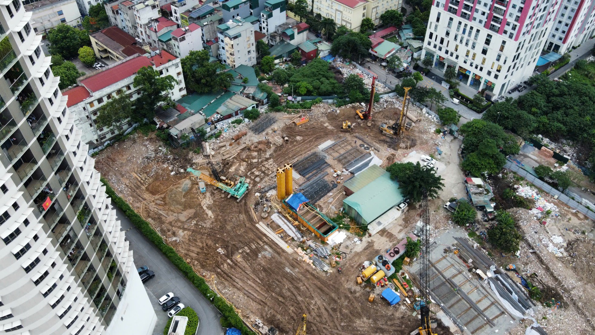 Cận cảnh khu 'đất vàng' 3 mặt tiền ở Hà Nội được đổi chủ sau nhiều năm bỏ hoang ảnh 6