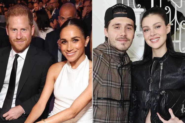 Tình huống không tưởng giữa nhà Beckham với Harry - Meghan ảnh 1