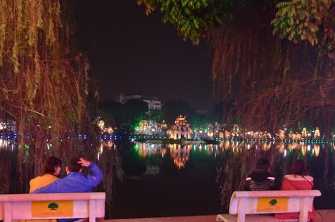 Hà Nội rực rỡ đón năm mới - ảnh 6