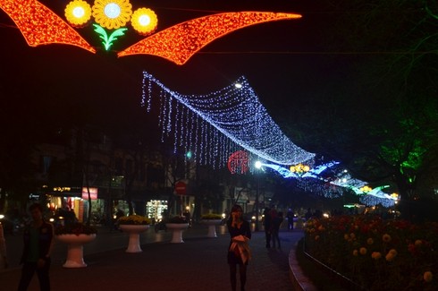 Hà Nội lung linh ánh đèn chào đón năm mới - ảnh 4