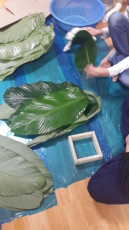 Người Việt gói bánh chưng đón Tết ở Hàn Quốc - ảnh 9