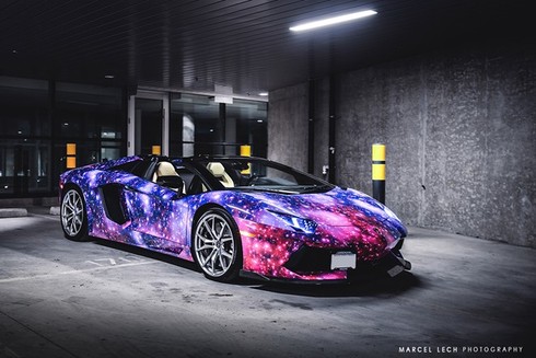 Lóa mắt với siêu xe Aventador Roadster 'thiên hà' - ảnh 3