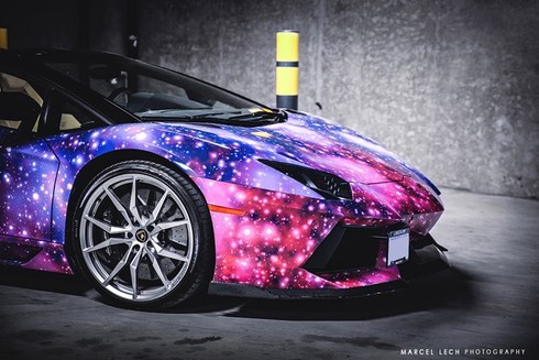 Lóa mắt với siêu xe Aventador Roadster 'thiên hà' - ảnh 4