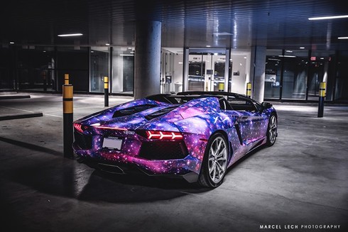 Lóa mắt với siêu xe Aventador Roadster 'thiên hà' - ảnh 5