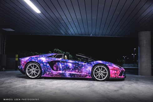 Lóa mắt với siêu xe Aventador Roadster 'thiên hà' - ảnh 7