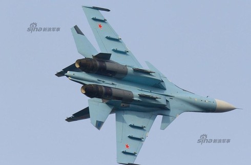 Xem 'Phi đội chim ưng' Su-30SM thao luyện trên không trung - ảnh 5