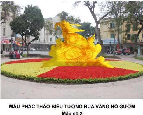 đề án rùa vàng hồ gươm - ảnh 1