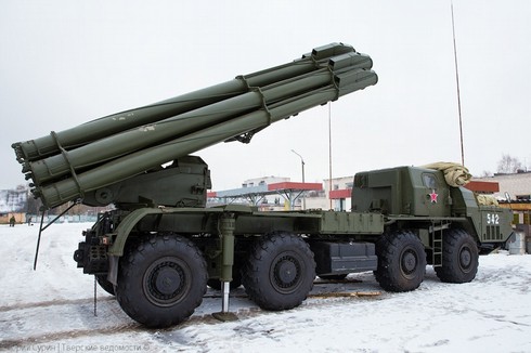 Uy lực của siêu pháo ‘Cơn lốc chiến trường' Smerch - ảnh 11