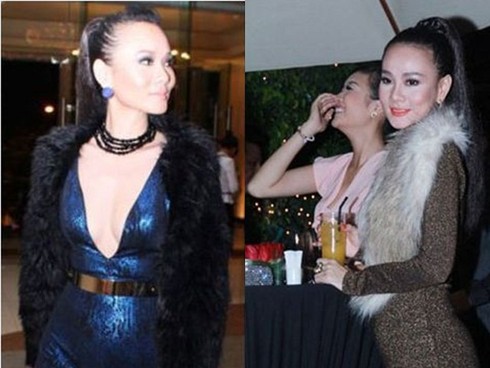 Mỹ nhân Việt nổi bật với trang phục lông - ảnh 11