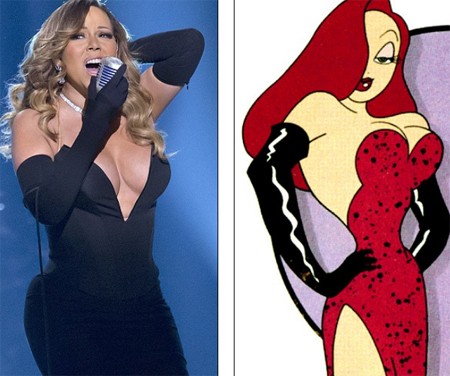 Mariah Carey gây sốc với váy xẻ quá bạo - ảnh 6