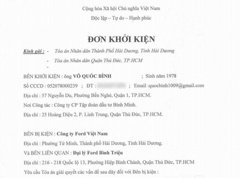 Lỗi hộp số xe Ford ở Việt Nam - ảnh 1