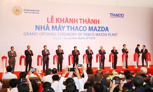 Khánh thành nhà máy Thaco Mazda - ảnh 1
