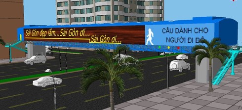 Đề xuất xây 7 cầu bộ hành “5 sao” tại TPHCM - ảnh 2