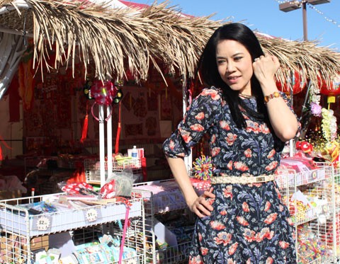 Thu Phương mua đồ đón Tết ở Mỹ - ảnh 4