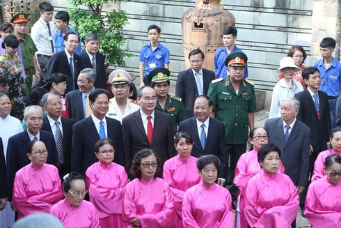 giỗ Tổ Hùng Vương, đền tưởng niệm các Vua Hùng, quận 9, Công viên Lịch sử - Văn hóa dân tộc, lãnh đạo Đảng, Nhà nước - ảnh 4