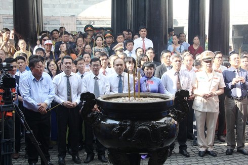 giỗ Tổ Hùng Vương, đền tưởng niệm các Vua Hùng, quận 9, Công viên Lịch sử - Văn hóa dân tộc, lãnh đạo Đảng, Nhà nước - ảnh 11