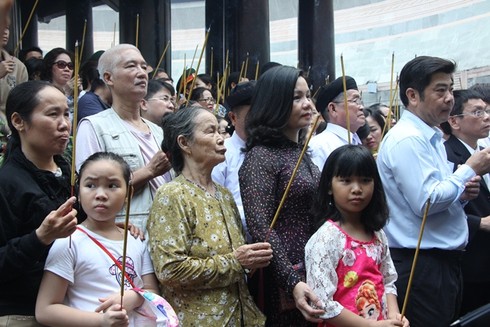giỗ Tổ Hùng Vương, đền tưởng niệm các Vua Hùng, quận 9, Công viên Lịch sử - Văn hóa dân tộc, lãnh đạo Đảng, Nhà nước - ảnh 12