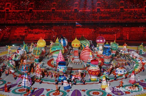 Rực rỡ Lễ khai mạc Olympic Sochi 2014 - ảnh 14