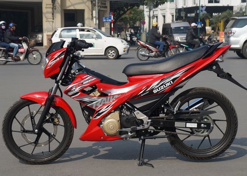 Cận cảnh 'trống choai' Suzuki Raider - ảnh 1