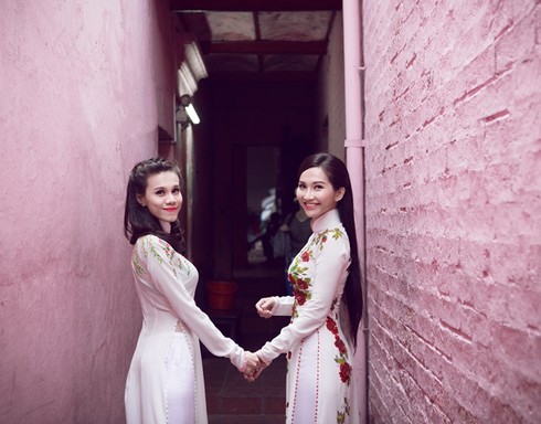'Gái một con' Kim Hiền đẹp ngây ngất với áo dài - ảnh 5