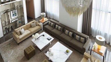 Vẻ xa xỉ của phòng khách sạn giá 225 triệu đồng/đêm - ảnh 2