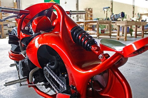 The Diavolo: 'Quỷ dữ' từ Kawasaki ZZR 600 - ảnh 15