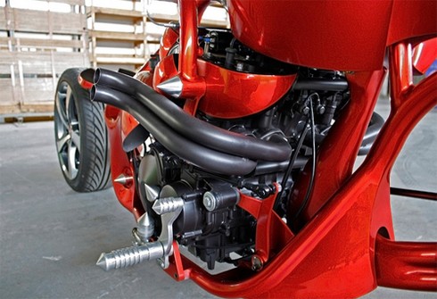 The Diavolo: 'Quỷ dữ' từ Kawasaki ZZR 600 - ảnh 14